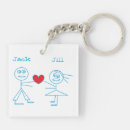 Search for stick figures key rings Cute