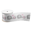 Search for gray and pink ribbon Elephant