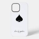 Search for playing cards iphone cases Black and white