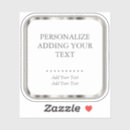 Search for silver metallic stickers Simple