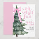 Search for pink christmas invitations Bow