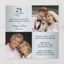 Search for surprise 25th anniversary invitations Elegant