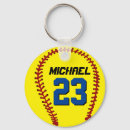 Search for yellow softball key rings Athletes
