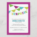 Search for surprise shower invitations Purple