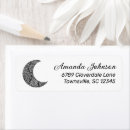 Search for moons return address labels Celestial