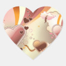 Search for abstract hearts design stickers Background