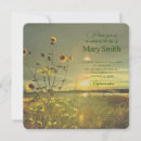 Search for sunflower celebration of life invitations Memorial service