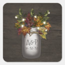 Search for rustic mason jar wedding stickers Country