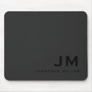 Search for charcoal grey mouse mats Monogram initial name