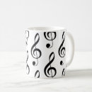 Search for clef mugs Black and white