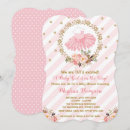Search for ballet baby shower invitations Pink and gold