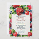 Search for strawberry 1st birthday invitations Turning one