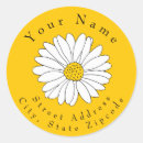 Search for white flower return address labels Floral