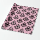 Search for pink skull wrapping paper Cute