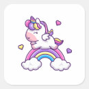 Search for cute cartoon unicorn stickers Magical