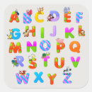 Search for colourful letters stickers Learning
