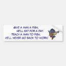 Search for funny fishing bumper stickers Humour