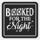 Search for reading is cool stickers Black and white