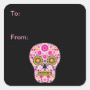 Search for pink sugar skull stickers Flowers