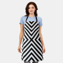 Search for black and white chevron aprons Abstract