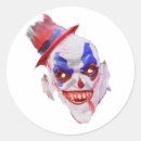 Search for clown face stickers Halloween