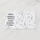 Search for music promotion business cards Musical