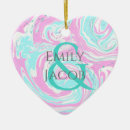 Search for marble christmas tree decorations Teal