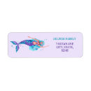 Search for birthday pool party return address labels Under the sea