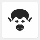 Search for cute monkey square stickers Primate