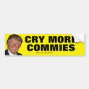 Search for cry bumper stickers Maga