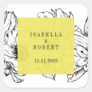Search for black white yellow wedding stickers Flowers