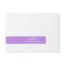 Search for lavender design return address labels Bride