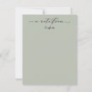 Search for sage green note cards A note from
