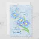 Search for forget me not invitations Pretty