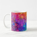 Search for stained glass abstract mugs Rainbow