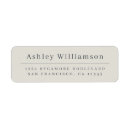 Search for elegant chic return address labels Minimal