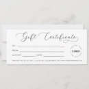 Search for salon business gift certificates Script