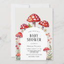 Search for mushroom baby pregnancy invitations Watercolor
