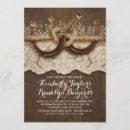 Search for country western lace wedding invitations Wood
