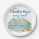 Search for adventure baby shower plates Mountains