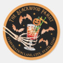 Search for pumpkin address stickers Spooky