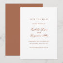 Search for terracotta wedding save the dates Simple