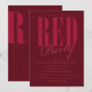 Search for radiant invitations Red
