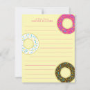 Search for breakfast note cards Doughnut