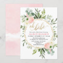 Search for paris watercolor invitations Pink gold