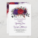 Search for burgundy engagement party invitations Fall