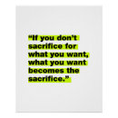 Search for sacrifice posters Motivational quotes