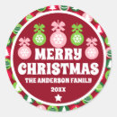 Search for tree ornament stickers Retro