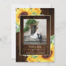 Search for sunflower wedding thank you cards Boho
