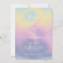 Search for holographic invitations Pastel